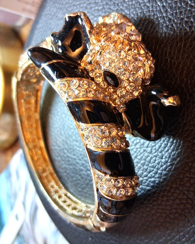Vintage elefant armreif - vintage,