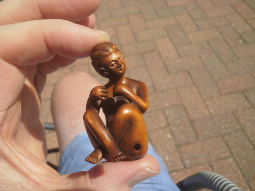 Handgeschnitztes holz netsuke - holz,