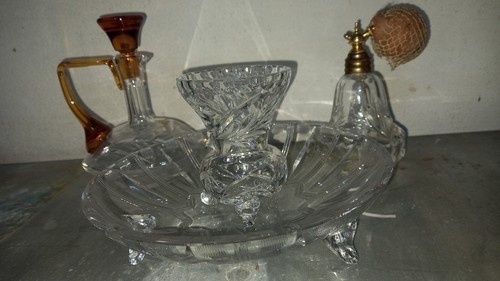 Glas antik flakon karaffe - glas,