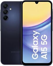 Samsung Galaxy A15 Smartphone 5G 6,5" 128GB 4GB Android Handy 50 MP blau schwarz