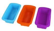 Silikonbackform Kastenform mit Streifen Backform Kuchenform Brotbackform Silikon