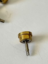 Vintage Omega Memomatic Alarm drucker pusher  vergoldet  166/072  NOS (Z74)