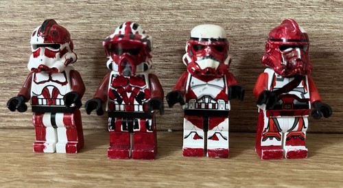 Handbemalte lego star - 4x,