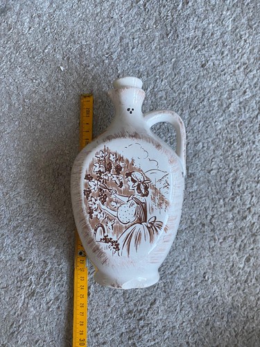 Vintage keramik weinkrug - weinkrug, /