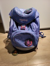 Ergobag Schulranzen Mädchen Bärzaubernd Schulrucksack, Seitentaschen Zipper Set