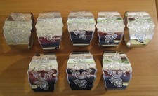 Serviettenringe - BSF - Ostfriesenmuster  für 8 Personen  Edelstahl 18/8