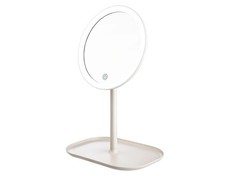 CIEN Kosmetikspiegel Standspiegel Schminkspiegel LED rund mit Ablage *B-Ware