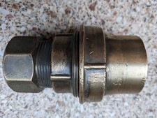 Viega Maxiplex Verschraubung  50 mm x 1 1/2" AG, Rotguss, incl. Endkappe