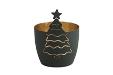 Windlicht Madras Tannenbaum