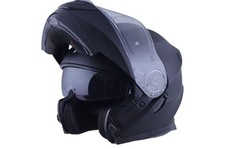 Klapphelm ADN HELMETS Audace Nero Opaco Motorradhelm Motorrad Helm Schwarz-Matt