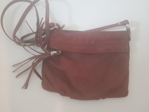 Umhängetasche leder rotbraun - umhängetasche,