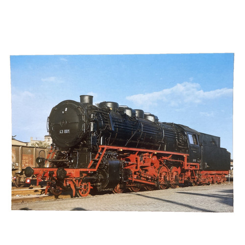 Postkarte zug eisenbahn - zug,