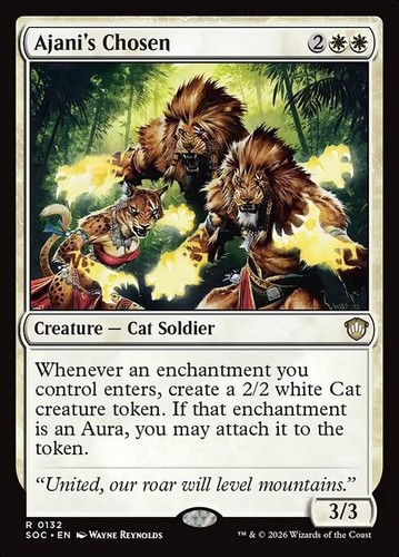 Mtg ajani chosen - 4x,