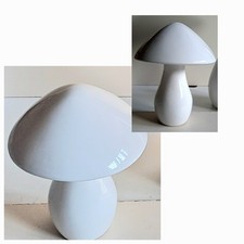 2-Deko-Pilze-Keramik-Keramikpilze,  Größe 18cm  Höhe, Weiß, neuwertig 