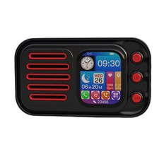 HiFi-Drahtlose Bluetooth-Lautsprecher, Tragbar, Retro-Touchscreen, FM-Radio6564