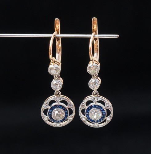 Ohrschmuck art deco diamant - art,