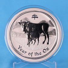 Australien 30 $ 2009 Lunar II Year of the Ox 1 Kg  Silber 999  BU / ST