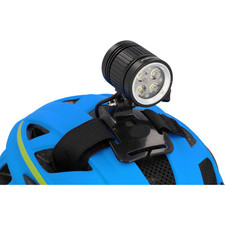 Helmleuchte FISCHER LED Fahrrad Helmlampe Akku Kopfleuchte1600 Lumen