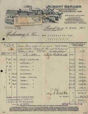 Robert Berger 1922 Pössneck Thüringen Berlin GERMANIA Kakao Amato Schokolade TOP