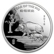 2 UNZEN 999 SILBER - LUNAR