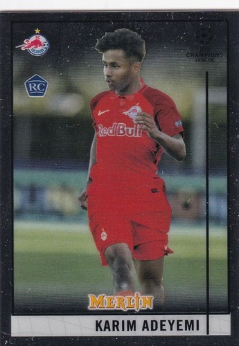 Topps merlin chrome fußball - topps,