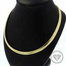 Wert 9.680,-  Glieder Collier Kette 750 Gold 18 Kt 40,0 cm XXYY