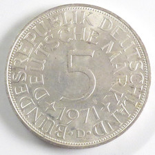 5 DM, Heiermann, Silber, 1971