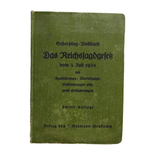 Das reichsjagdgesetz 2 - das,