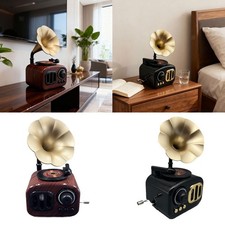 Phonograph Spieluhr Statue Plattenspieler für Zuhause Valentinstag