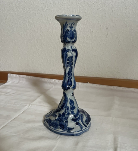 Vintage delft kerzenleuchter - delft,