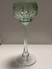 Saint Louis Glas St. Louis Überfangglas Grün Ca 21 5 CM Hoch Top Zustand