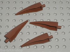 4 x Lego Chima rotbraune Klaue mit Schaft 11089 / Set 70005 70010 70129 70002...