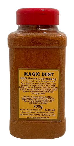 Magic dust bbq rub - dust,