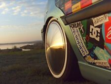 15 Zoll Radzierblenden (4x) Moon Cap Radkappen Zierblende matt Edelstahl