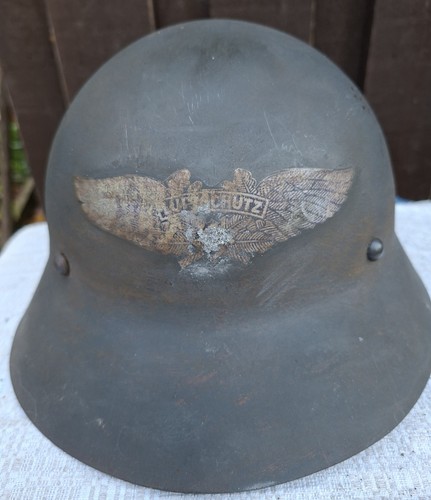 Alter lüftschutz stahlhelm - stahlhelm, m