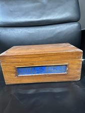 Antike Regina Nadeln Holzkiste