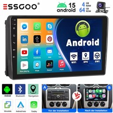 Carplay Android 15 Autoradio Für Ford Focus Transit MK7 S-Max 4+64G GPS Navi Kam