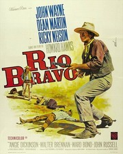 Rio Bravo Filmposter - John Wayne Western Wandbild - 12X16/16X20/18X24/24X36