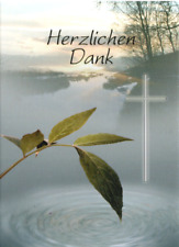Trauer Danksagungskarten mit