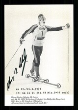 Klaus Dieter Schulz Rollerski Dauerläufer Original Signiert  + G 40925