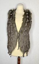 Damen Fell-Weste "Cream Style