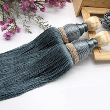 1 Paar Raffhalter Quaste Seil Vorhang Halterung Wandbehang Kugel Dekor Heim Neu