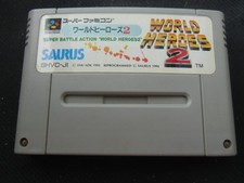 SNES World Heroes 2 Super Famicom Nintendo NTSC
