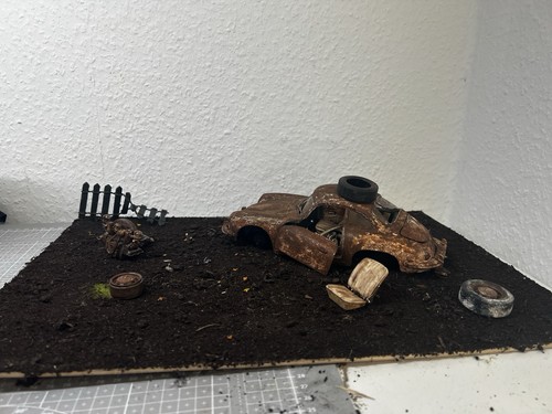 Porsche 356 modellauto diorama - porsche,