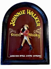 Johnnie Walker 3D Holzbild