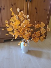 Herbstlaub Seidenblumen 4 Stiele Ca 65cm Hoch Orange Grün 