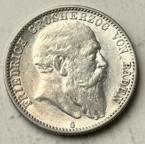 Mark 1907 baden friedrich - mark,