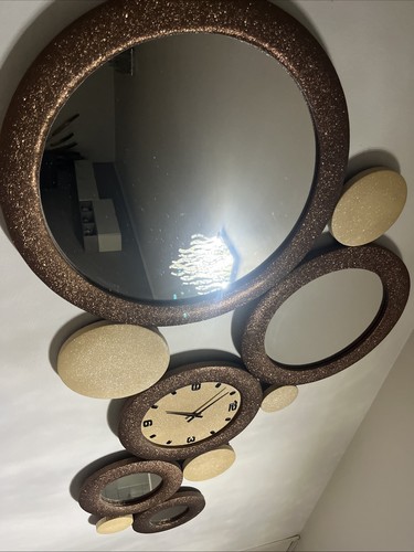 Moderne spiegel wanduhr - moderne,