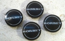 4 St. gebrauchte Borbet Nabendeckel Nabenkappen für Alufelgen
