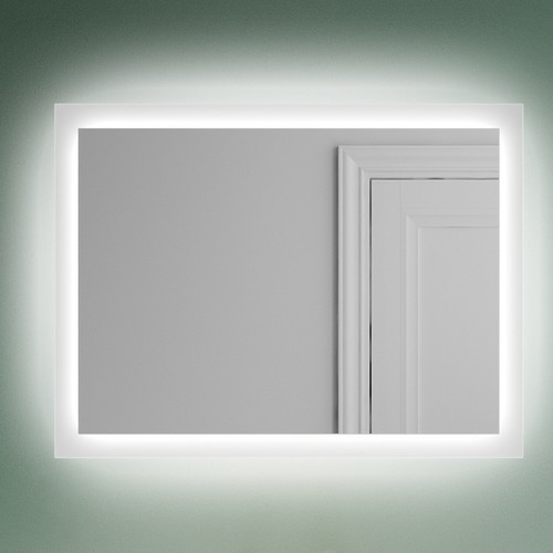 Led badspiegel 60x50cm - led,
